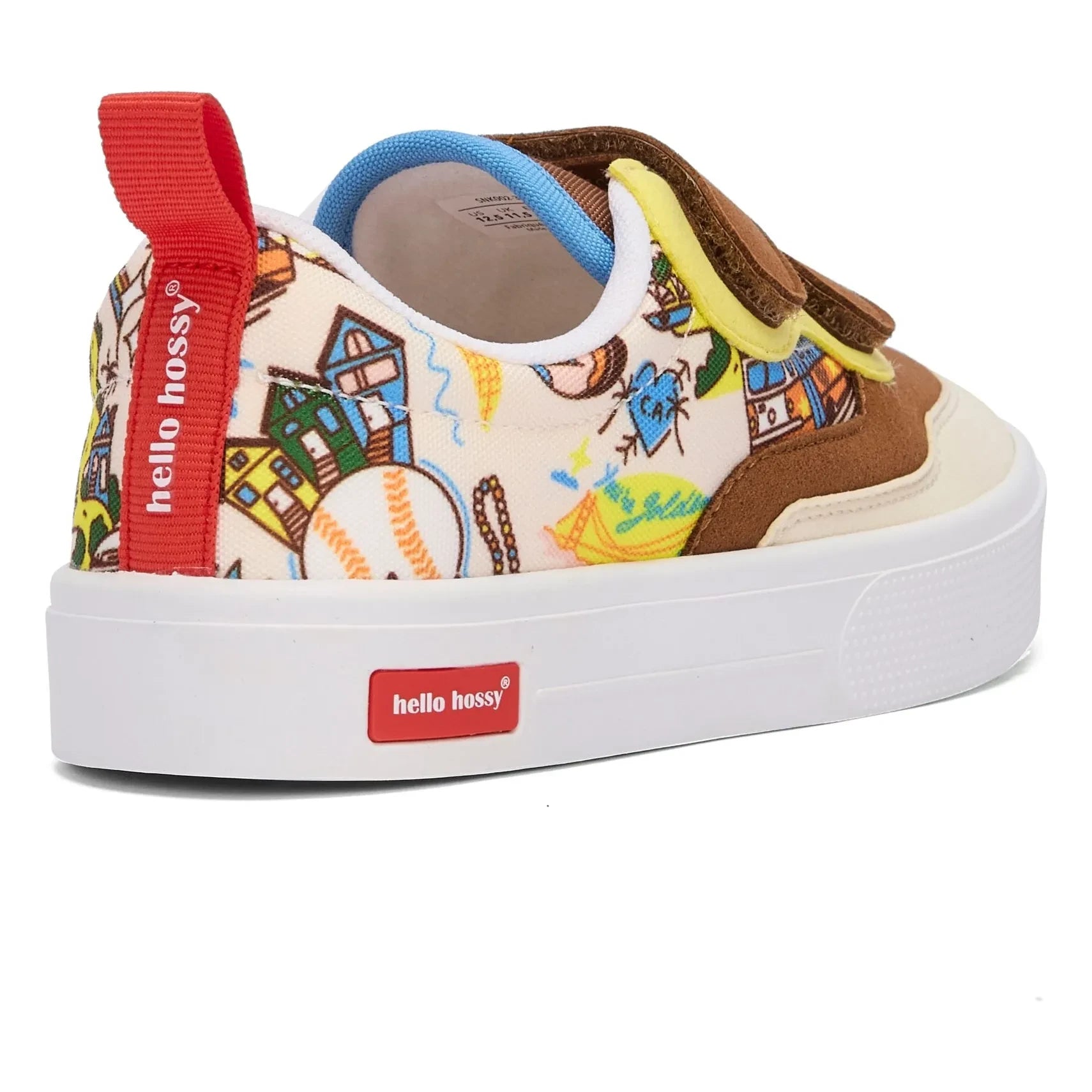 Hello Hossy - San Francisco Scratch Detailed Sneakers | Brown