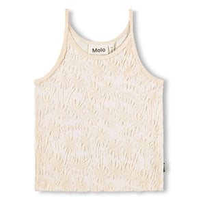 Molo - Rice Palm Tank Top | Ecru