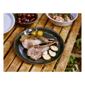Kinto - Foris Enamel Dinner Plate | Forest Green
