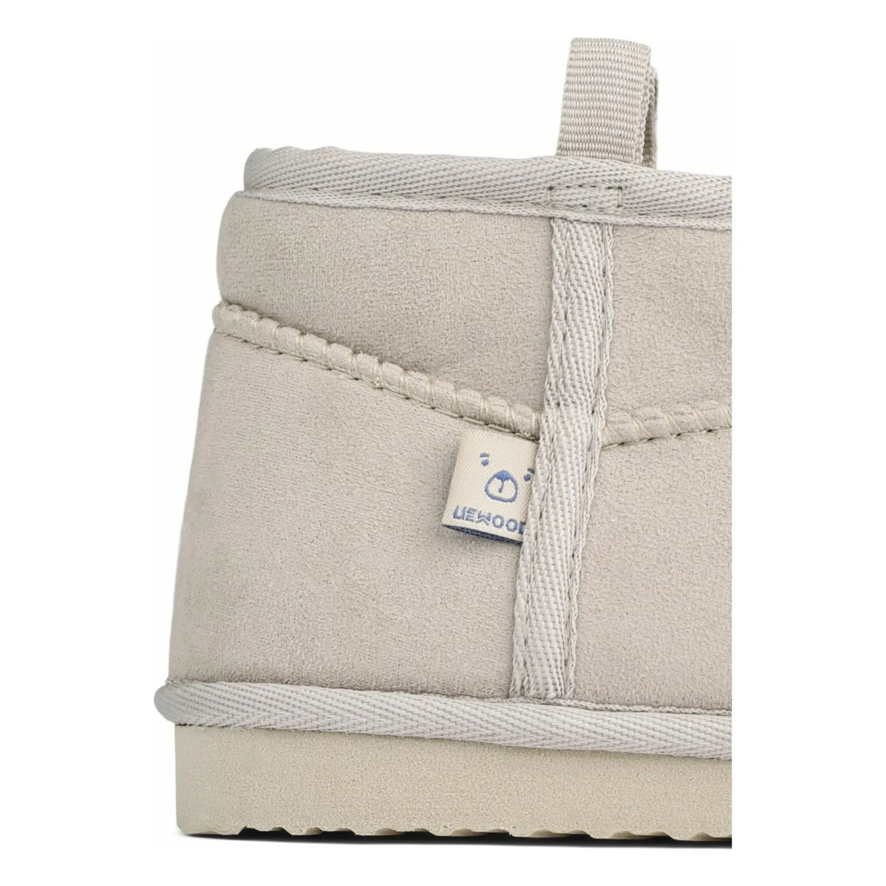 Liewood - Alban Bunny Recycled Fiber Shoes | Light Gray
