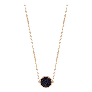 Ginette NY - Disc Mini Ever Necklace | Blue Sandstone