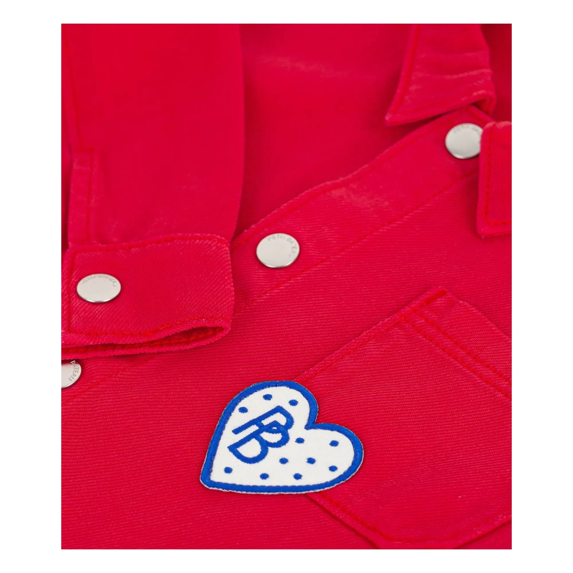 Petit Bateau - Denim Work Jacket | Vermillion