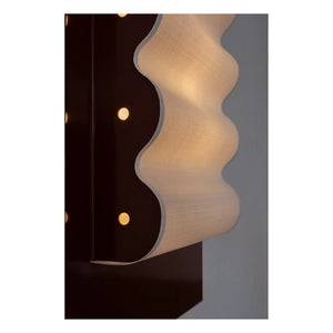 Violaine d'Harcourt - Wave Frame Wall Lamp | Brown