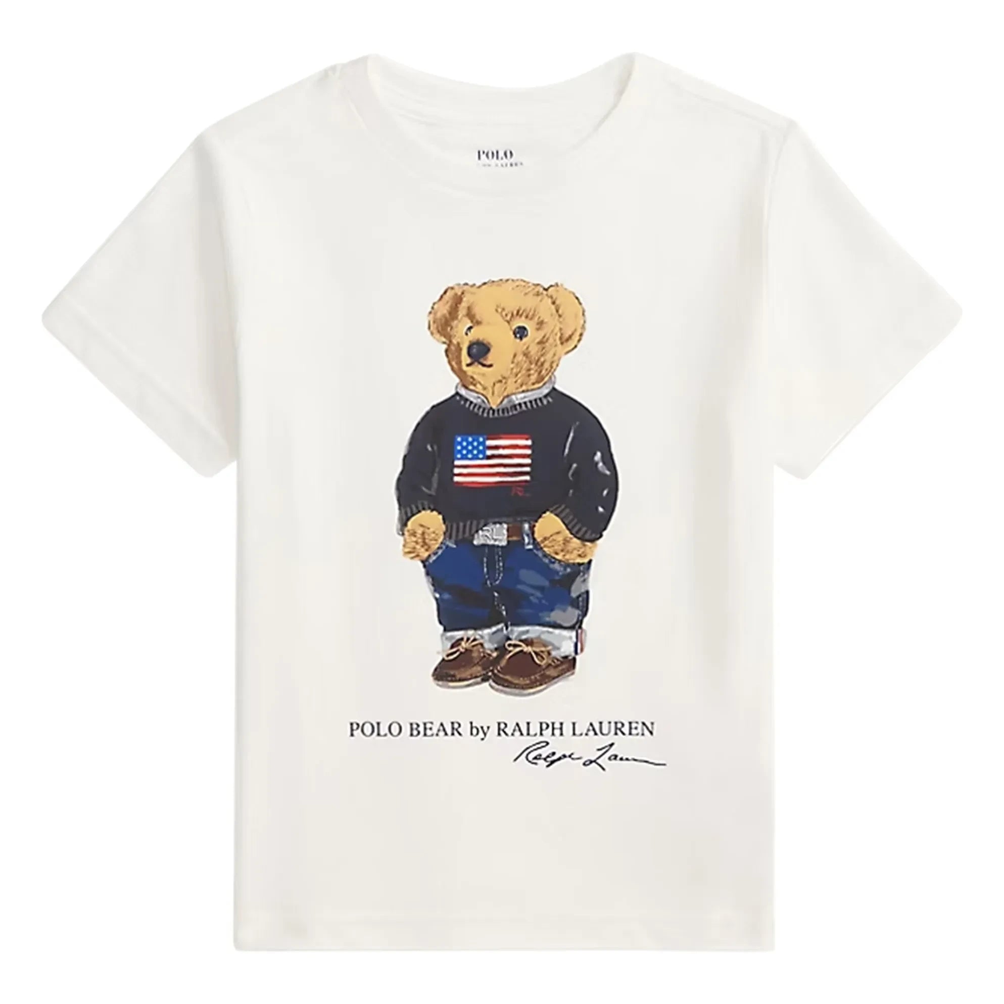 Ralph Lauren - Bear Jersey T-Shirt | White
