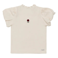 Donsje - Marien Fleur Organic Cotton T-Shirt | Ecru