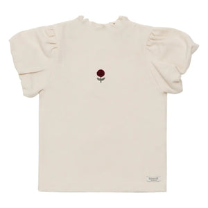 Donsje - Marien Fleur Organic Cotton T-Shirt | Ecru