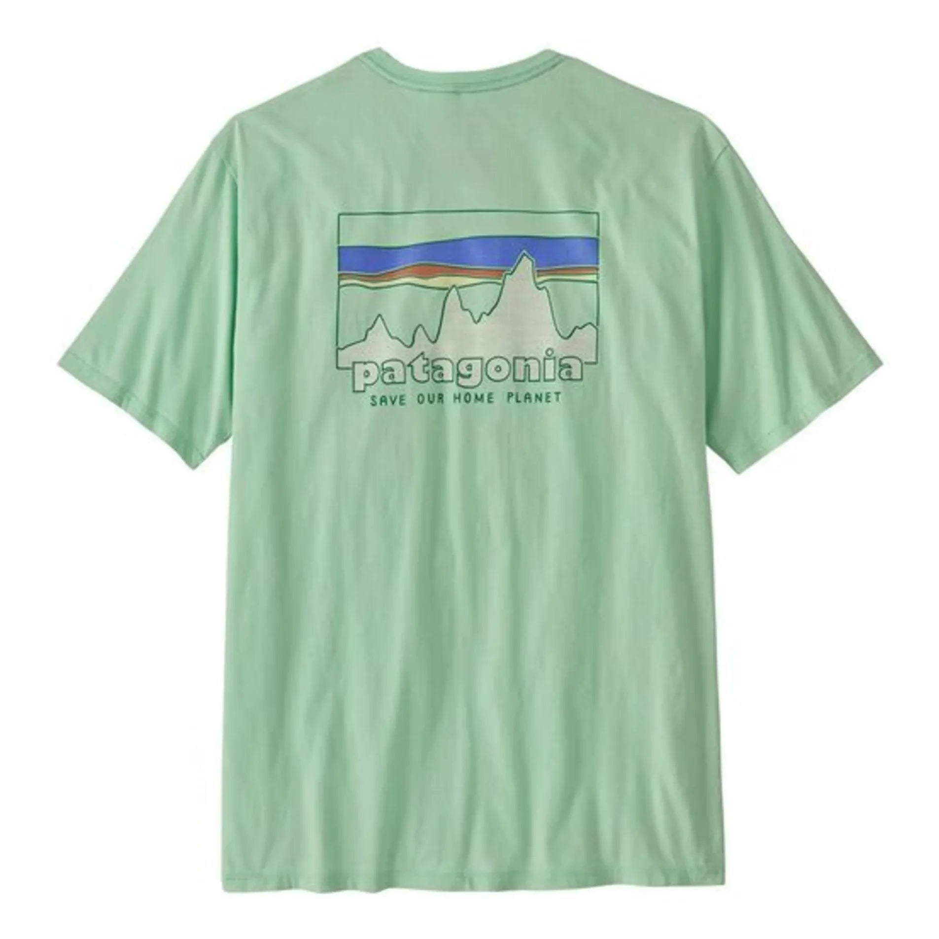 Patagonia - 73 Skyline Organik Pamuk Tişört | Celadon