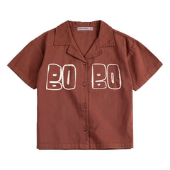 Bobo Choses - Bobo Organic Cotton Shirt | Brown