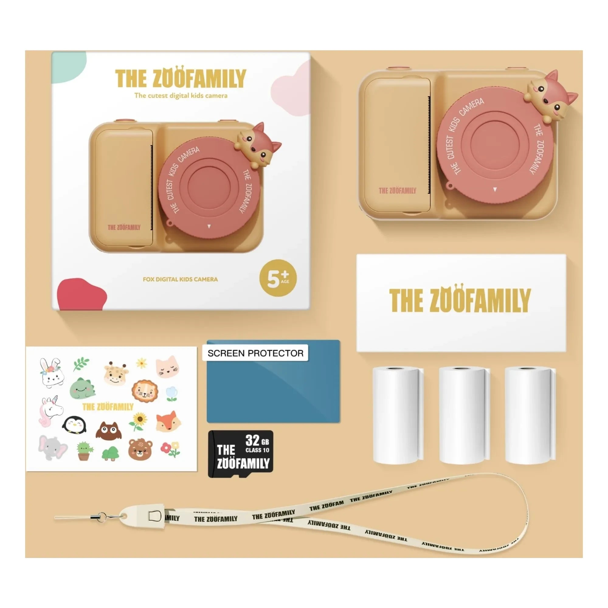 The Zoofamily - Zoo Printed Camera - Fox