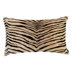 The Socialite Family - Carino Rectangular Velvet Pillow | Tiger