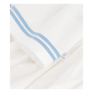 Petit Bateau - Organic Cotton Poplin Marine Dress and Romper Set | White