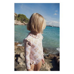 Lison Paris - Jasmine Fleuri UV Protective Swimsuit | White