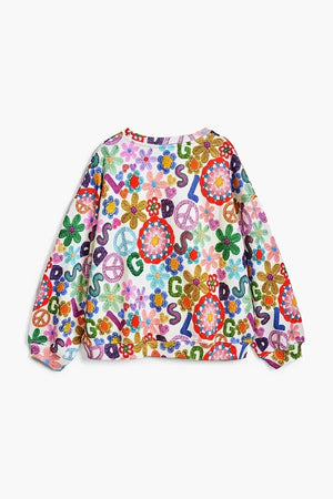Desigual Çocuk Pamuklu Sweatshirt