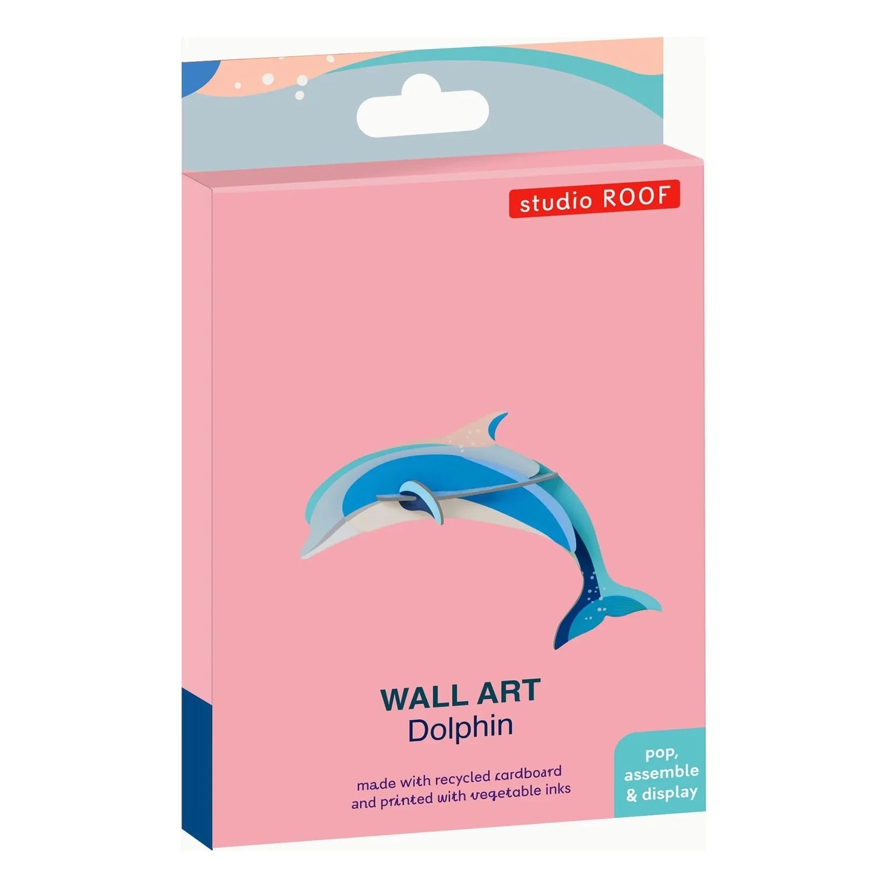 Studio Roof - Dolphin duvar dekorasyonu | Açık mavi