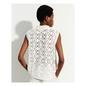 Bompard - Cotton Sleeveless Shirt | Natural