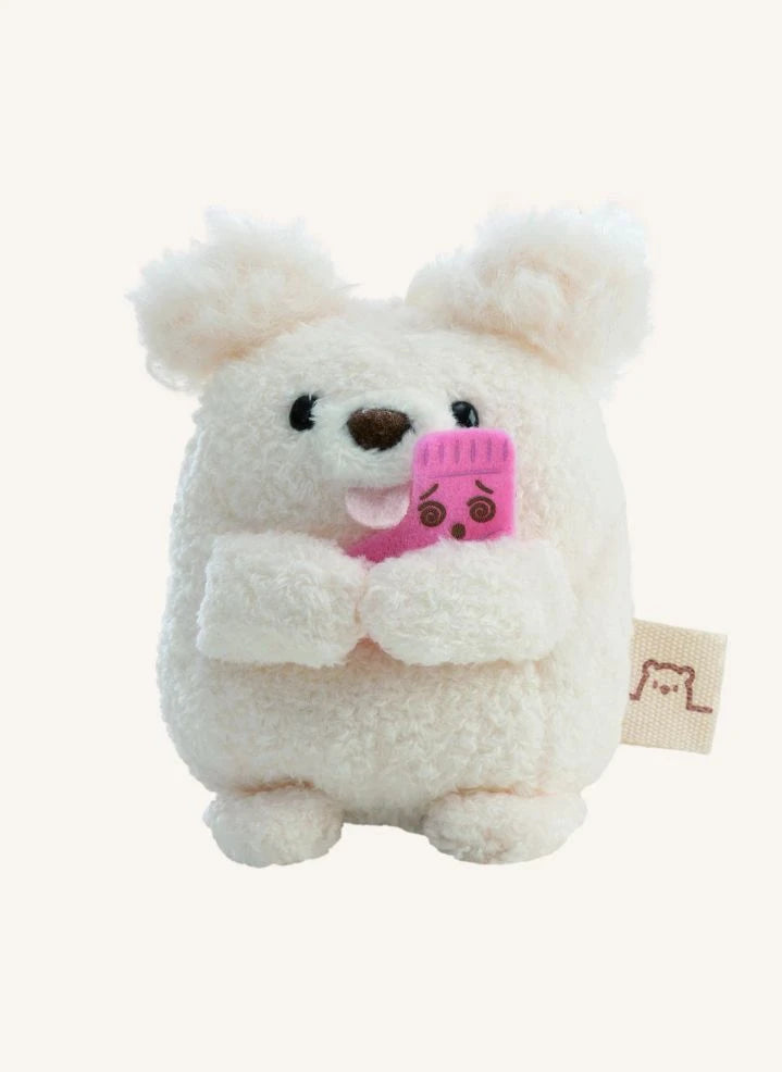 Nici - Washy Dog Plush Toy and Laundry Costume | White