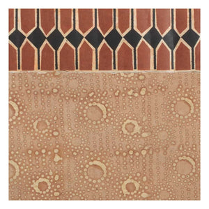 Le Monde Sauvage - Superfrise Vertebra Sienne - 9 yapraklı set | Terracotta