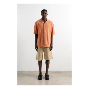 Edmmond Studios - Paul Short Sleeve Shirt | Orange