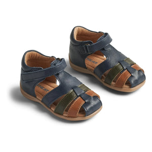 Wheat - Robbie Deri Sandals | Lacivert