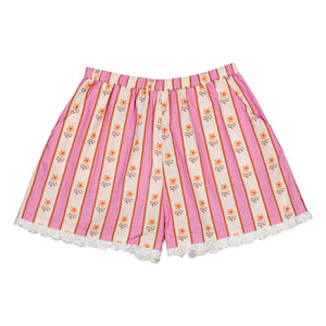 Hello Simone - Dina Striped Shorts | Pink