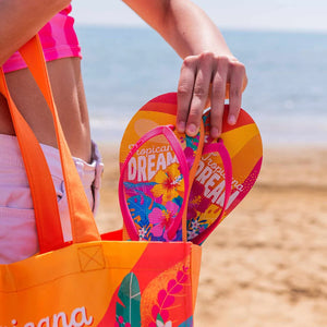 Legami - Size 40/41 Slim Tropicana Dream Flip Flops