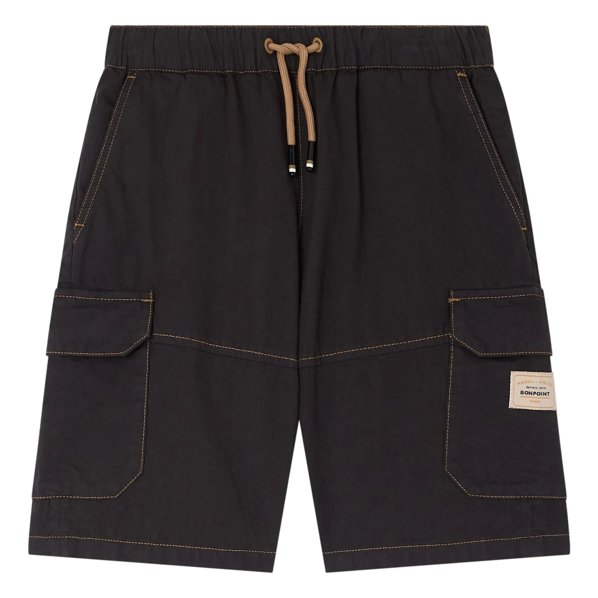 Bonpoint - Lawson Organic Cotton Cargo Shorts | Black