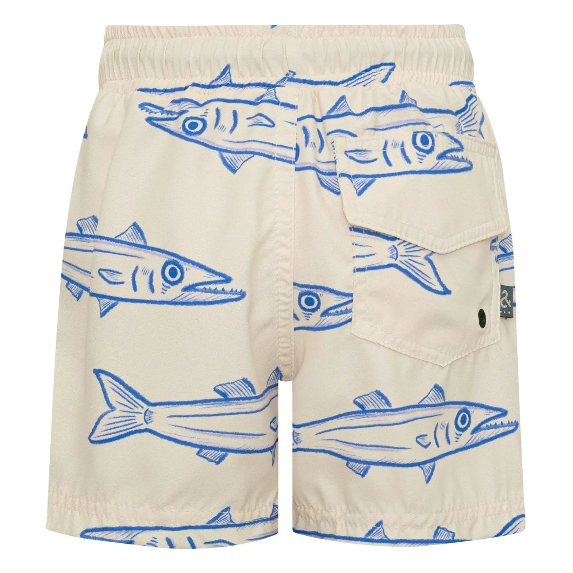 Pepita & Me - Barracudas Swim Shorts | Ecru