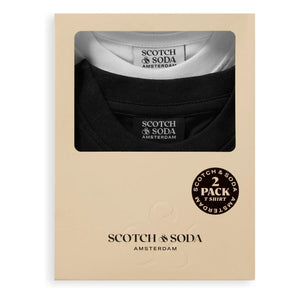 Scotch & Soda - 2-pack organic cotton T-shirt set | Black