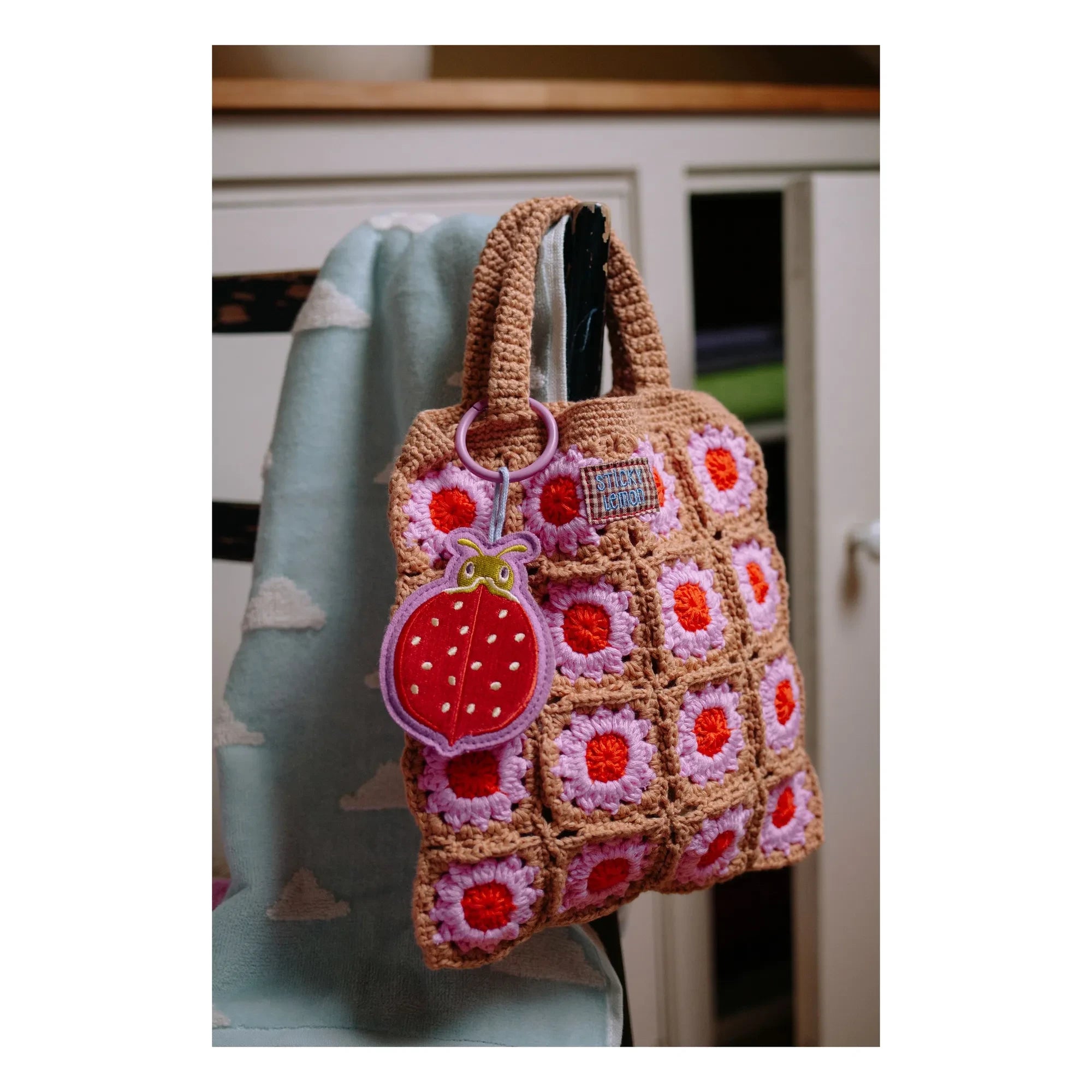 Sticky Lemon - Ladybug Keychain | Red