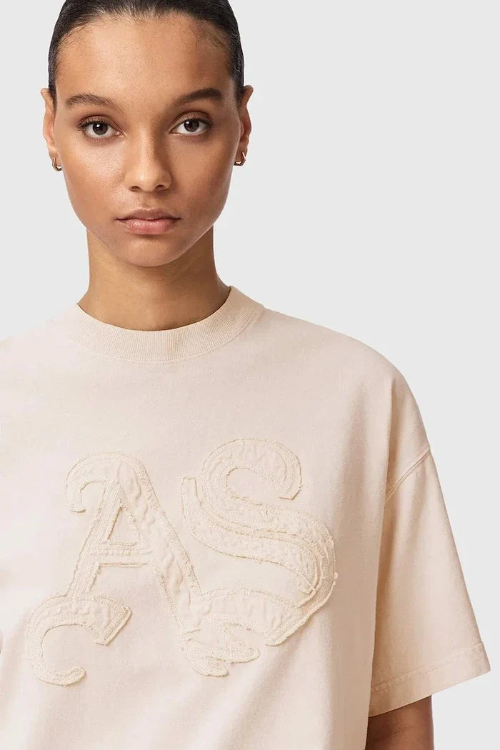 AllSaints women's cotton t-shirt INSIGNIA