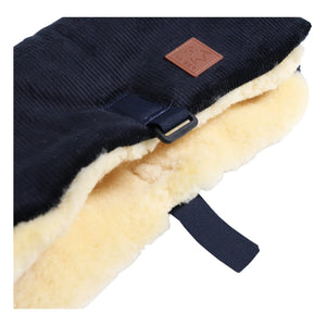 Kaiser - Muffy Fawn Leather Hand Warmer | Navy Blue