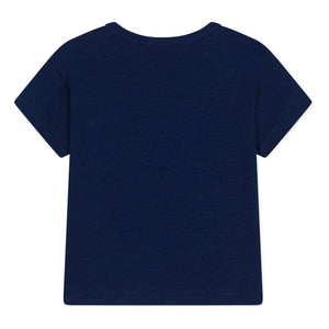 Petit Bateau - Marmiton Jersey Flamed T-Shirt | Navy Blue