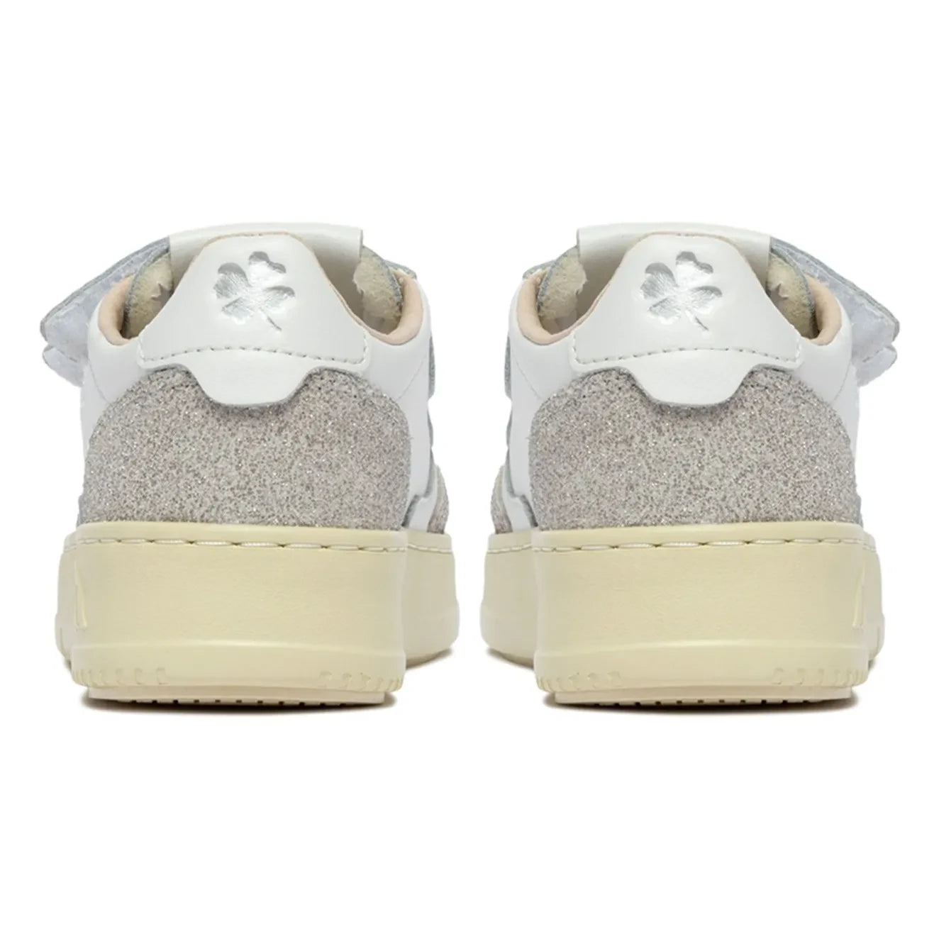 Autry - Baskets Kids Kidstripes Low Glitter Leather | Silver