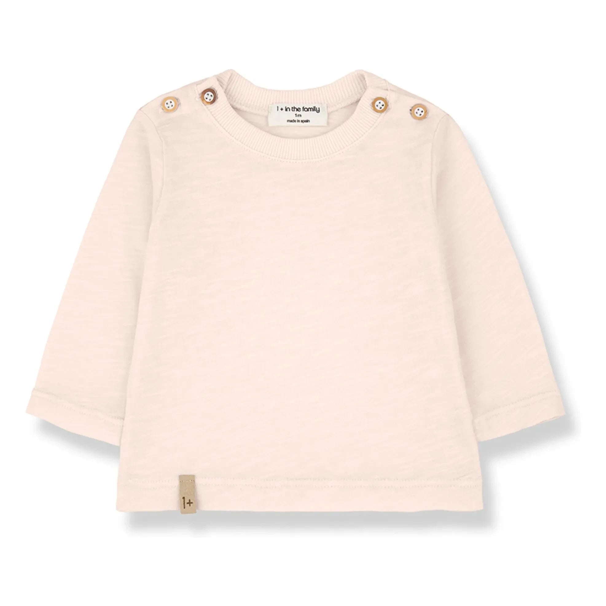 1+ in the family - Andros Chiné T-Shirt | Beige Pink
