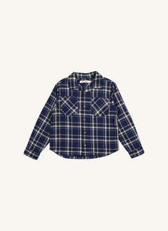 the new society - John Carreaux organik pamuk gömlek | Lacivert