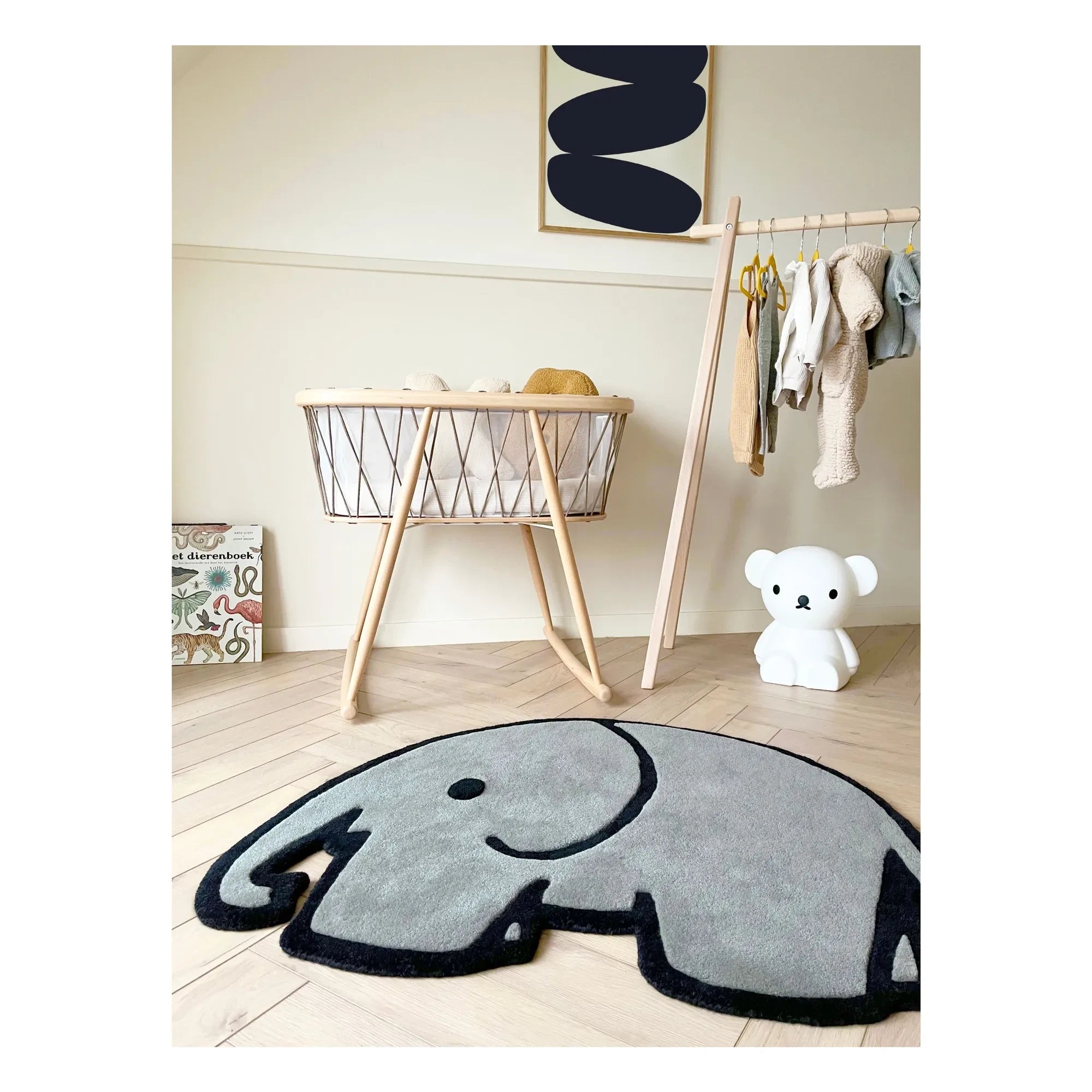 Maison Deux - Miffy Wool Rug | Gray