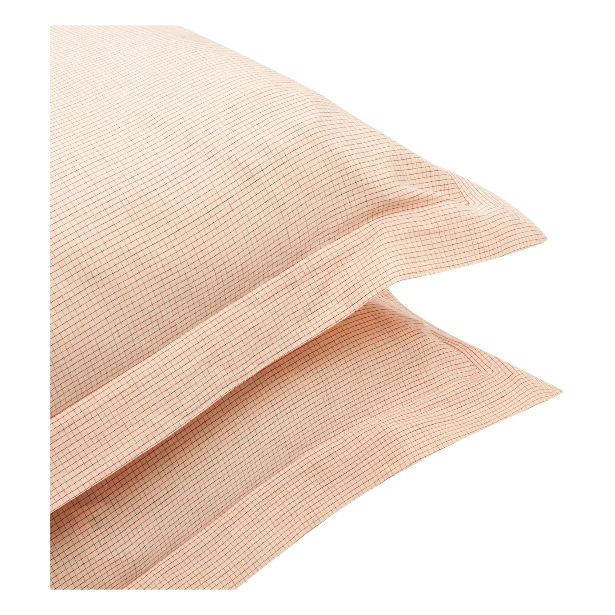Scarlette Ateliers - Grace Handwoven Cotton Pillowcases - Set of 2 | Red