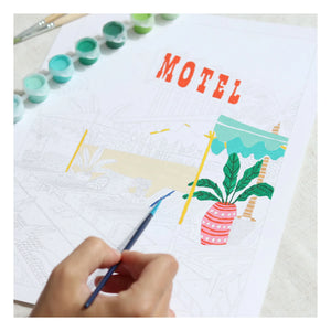 La Petite Épicerie - Numbered Coloring Set - The Motel Pool