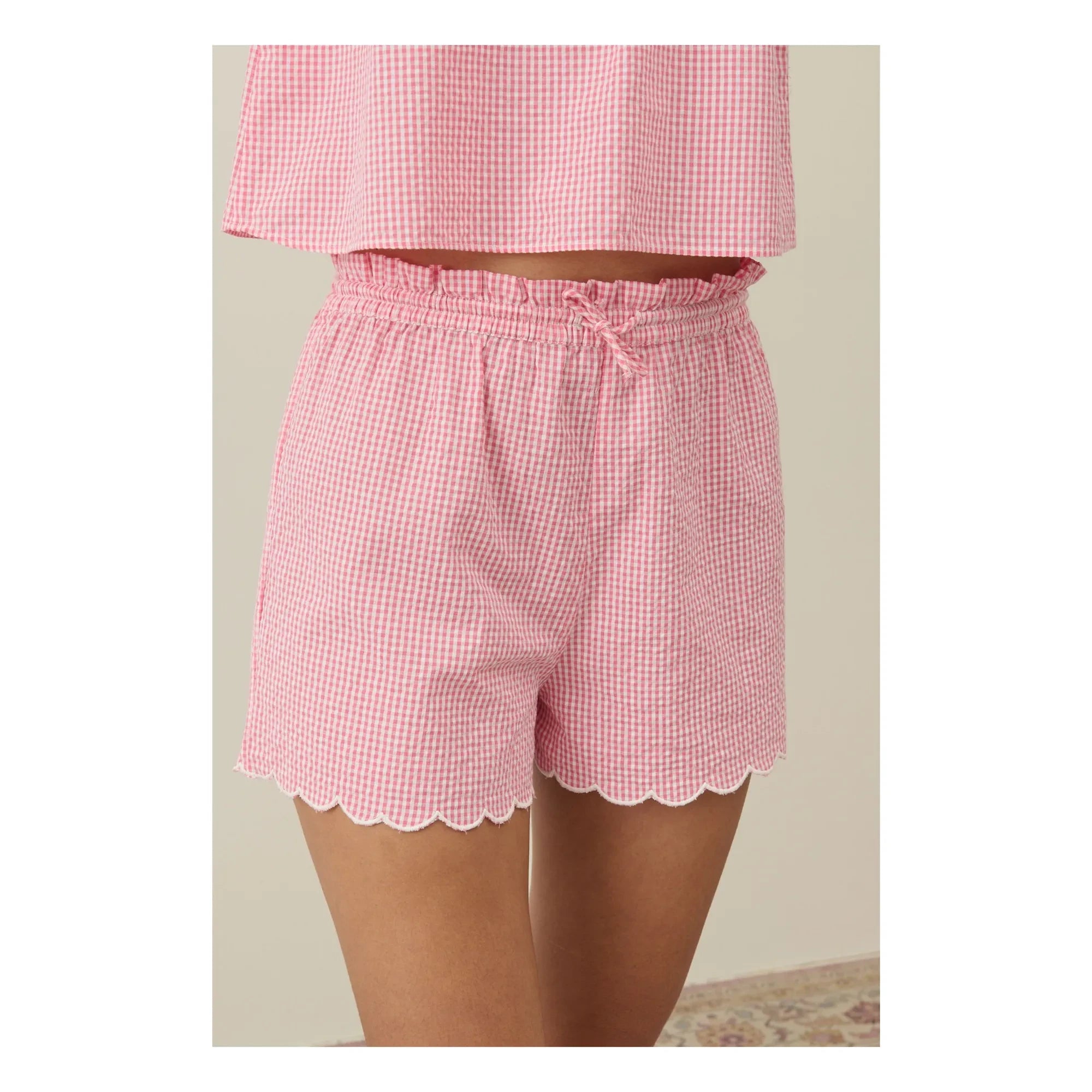 Louise Misha - Minala Vichy Pajamas - Women's Collection | Pink