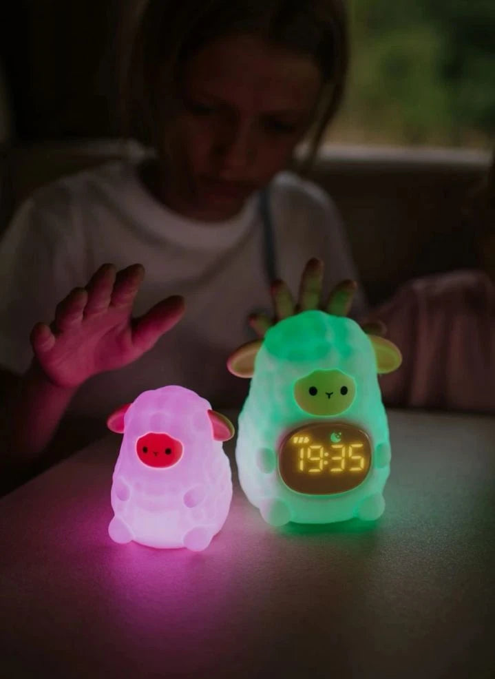 Mary's - Sheep Night Light Alarm Clock | White