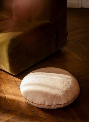 Muskhane - Chakra Floor Cushion, Made of Felt | Powder Pink