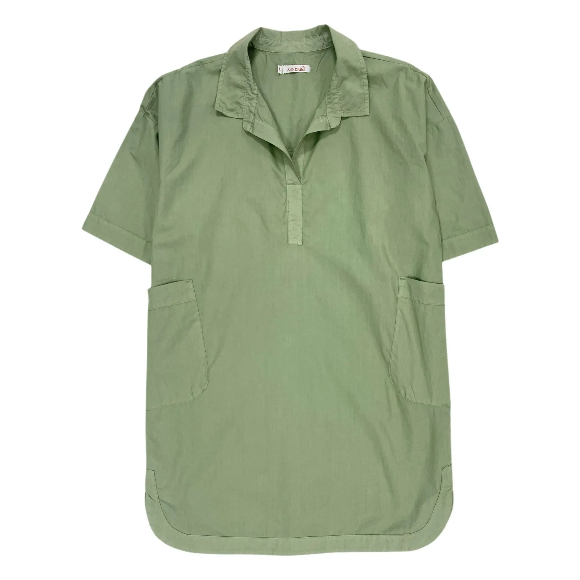 Sunchild - Cadaques Oversized Shirt Dress | Sage