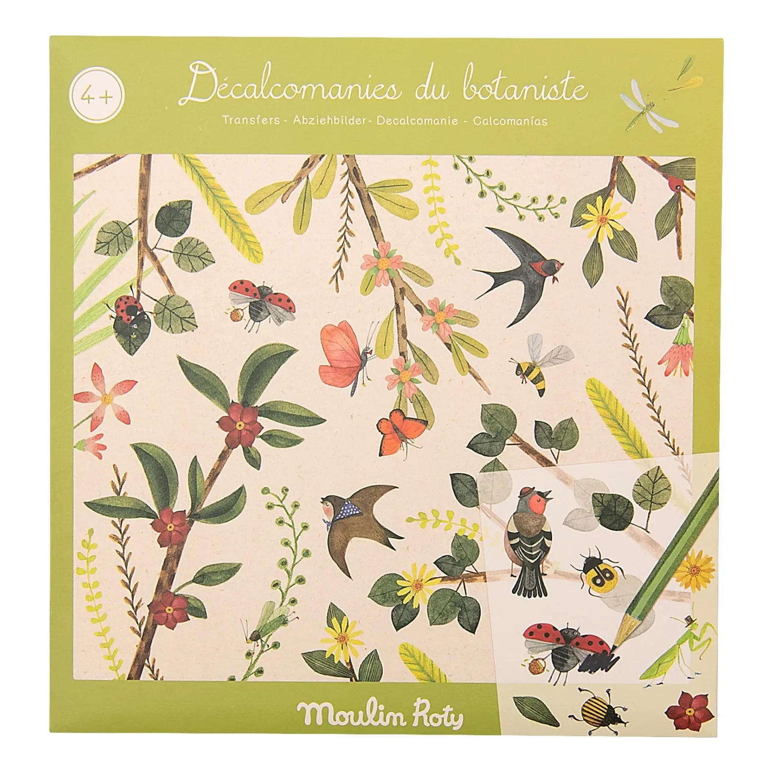Moulin Roty - Botanical Transfer Sheets