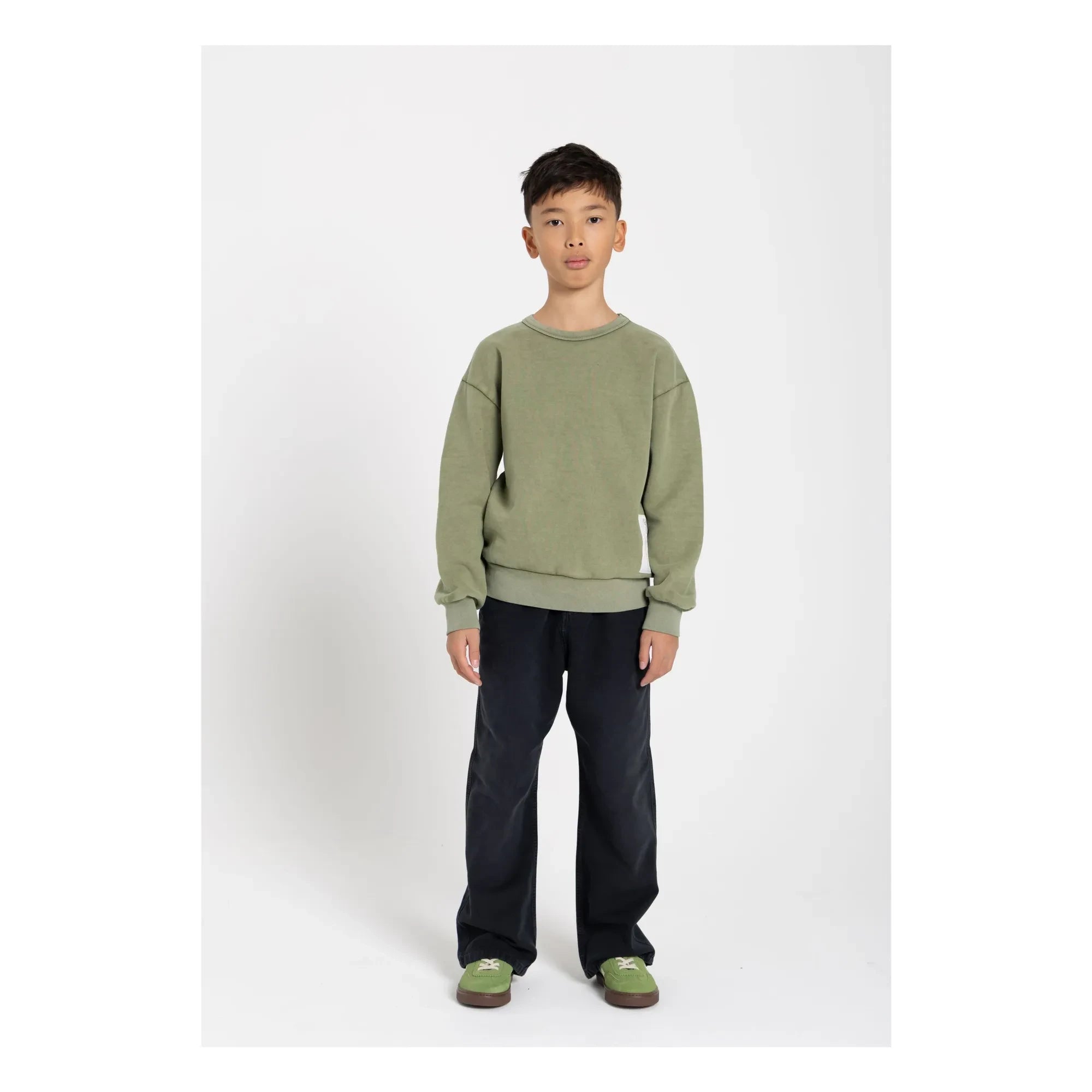 Finger in the Nose - Blow Organic Cotton Sweatshirt | Khaki