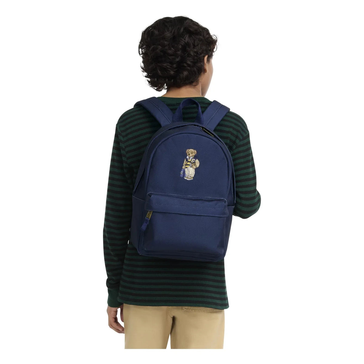 Ralph Lauren - Recycled Fiber Teddy Bear Backpack | Navy