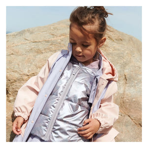 Wheat - Fryd Sleeveless Coat Recycled Fiber Metallic | Purple