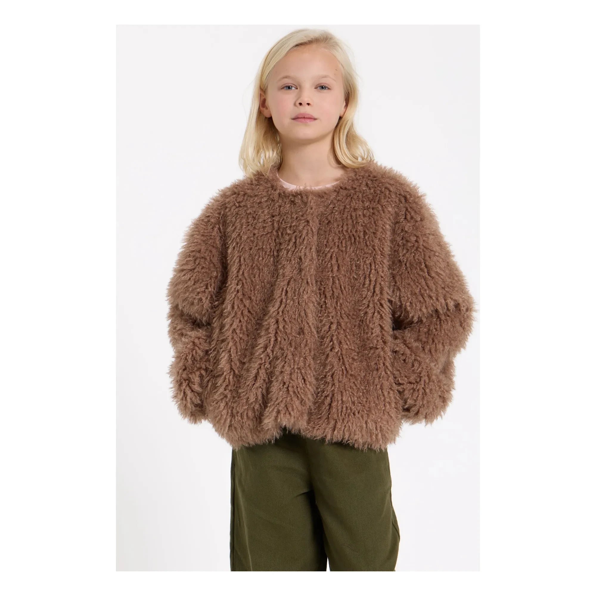 Hundred Pieces - Lucky Fur Ceket | Taupe kahverengi