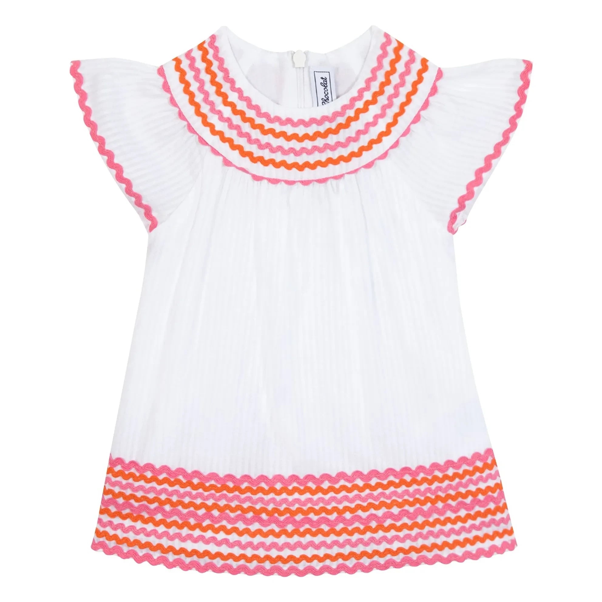Tartine et Chocolat - Gathered Dress | White