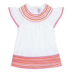 Tartine et Chocolat - Gathered Dress | White
