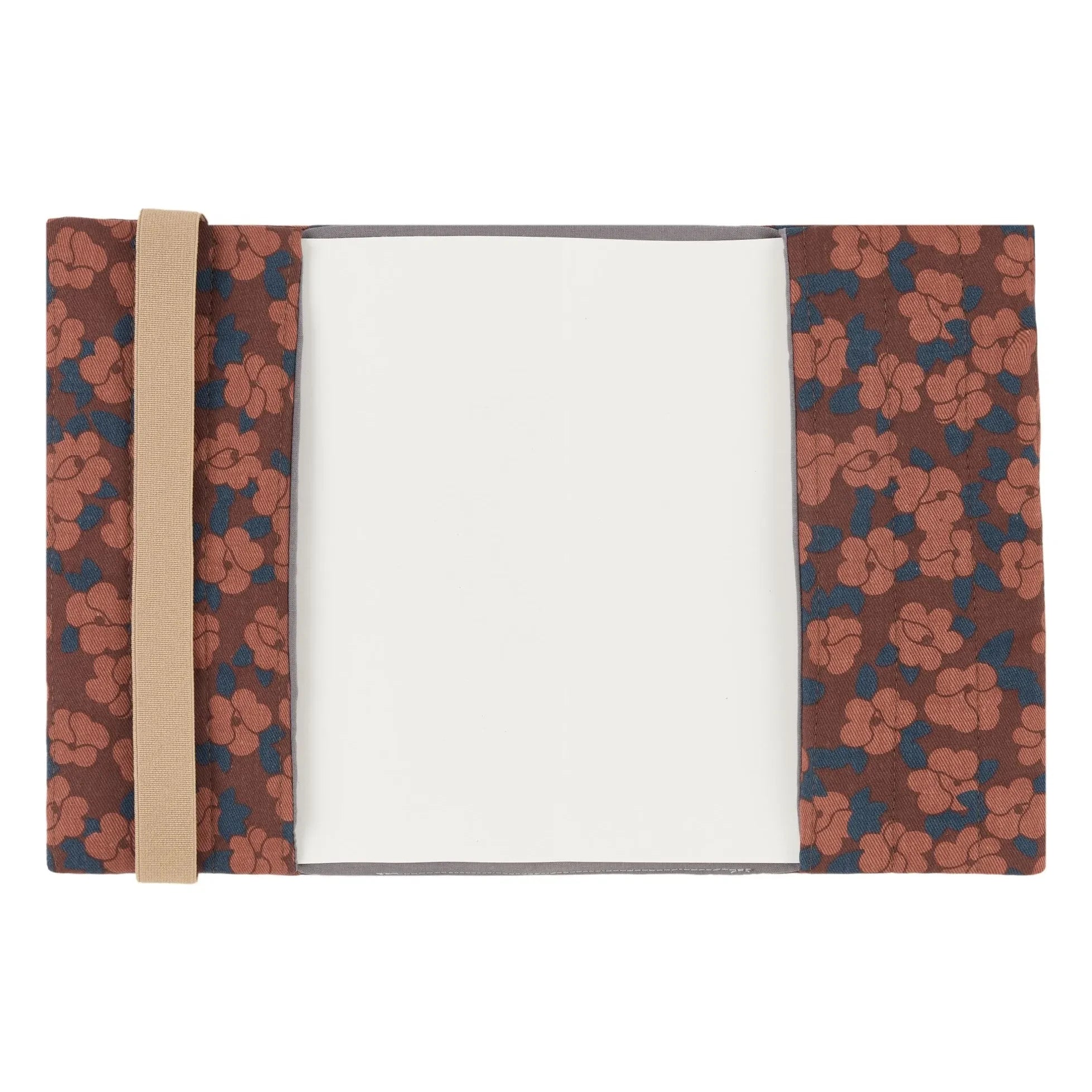 Nobodinoz - Health Book Cover Hyde Park Burgundy Poppies | Brick Red